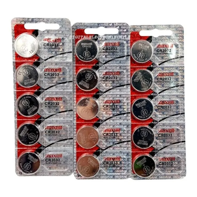 Maxell  Cr2032 3tiras 3v Total 15 Unidades Micro Lithium Cel