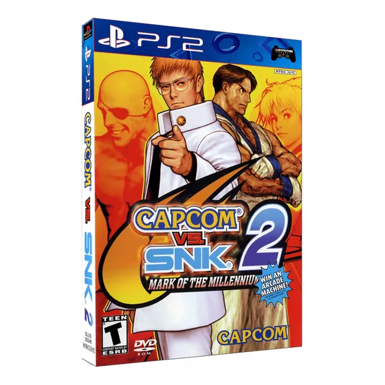 Capcom Vs Snk 2 Mark Mill. 2001 Para Ps2 Slim Bloq Leia Desc