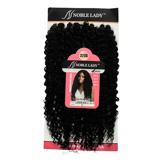 Cabelo Cacheado Entrelace Lorena Noble Lady 60cm 320g Cor Castanho Escuro Cor 2