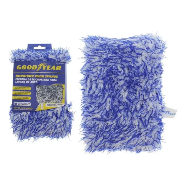 Esponja Microfibra Limpieza Auto 38x45cm Goodyear