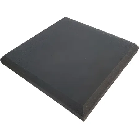 Espuma Acústica Lisa Cinza-escuro 50x50x5cm Isolante Kit C/4 Placas