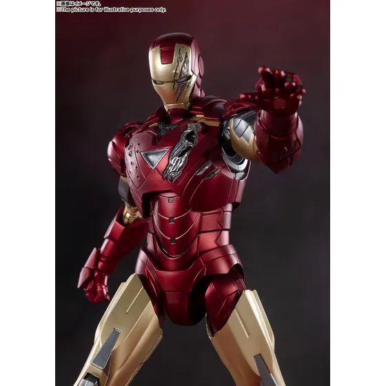 Bandai S.h.figuarts Avengers Iron Man Mk6 Battle Damage