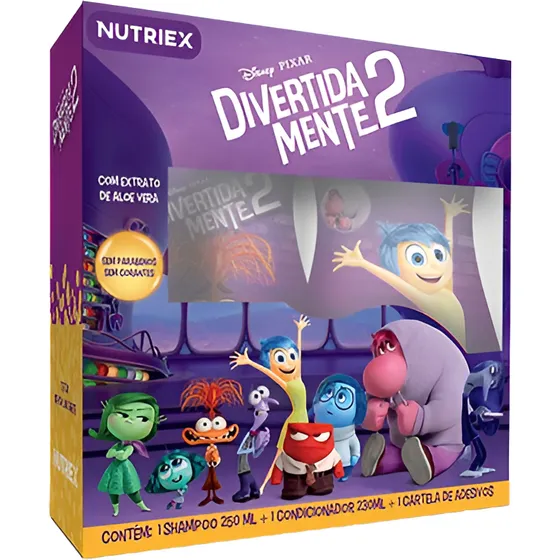 Kit Divertidamente 2 (shampoo 250ml + Condicionador 230ml)
