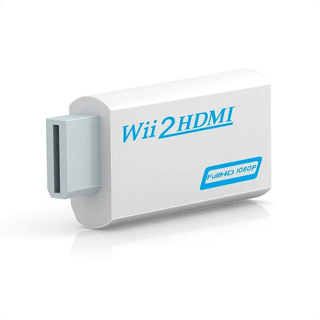 Convertidor Para Wii A Hdmi, Blanco, 2 Salidas.