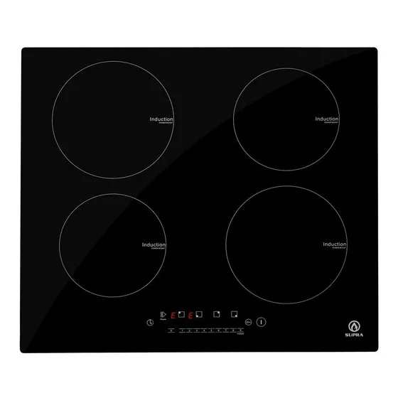Estufa eléctrica - Supra 4Q-IN 127V color negro - 4 hornallas