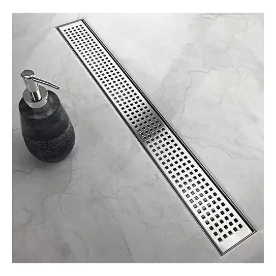 Rejilla Desague Lineal Perforada 8x60 Acero Inoxidable