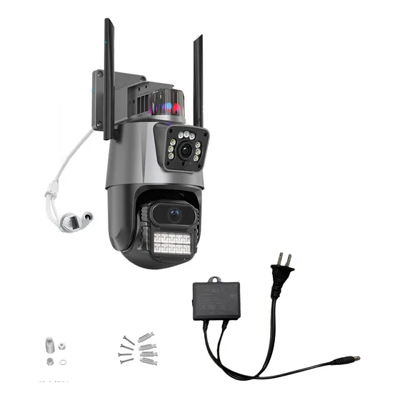 Câmera 360° De 6 Mp, Wi-fi, Telas Duplas Externas, Ai Auto T