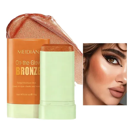 Bastão Iluminador Cremoso Radiante 3 Em 1 Blush E Contorno