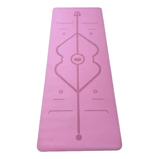 Mat De Yoga Pilates Cuero Super Resistente Y Lavable 