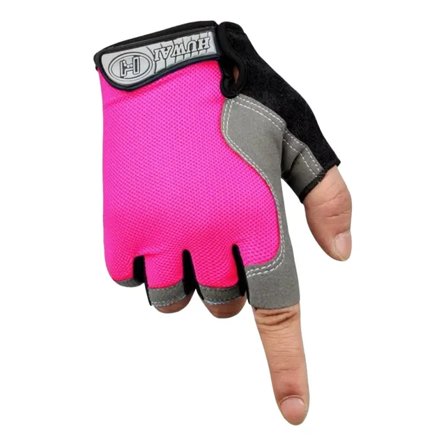 Guantes Gimnasio C/abrojo Ciclismo Gym Pesas Fit Premium