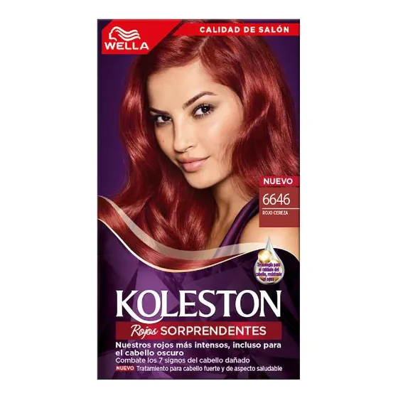 Tinta Koleston Kit 6646 Rojo Cereza