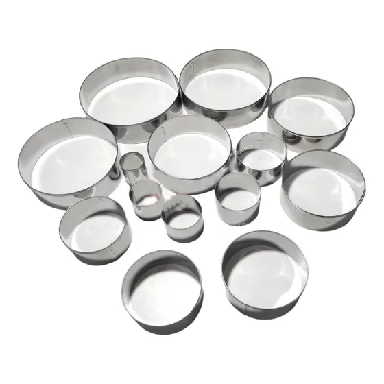 Set X14 Molde Circular Circulo Cortante Reposteria Pasteleri