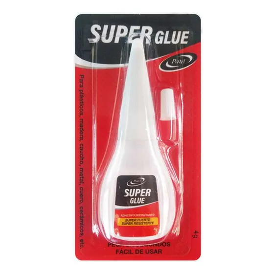 Pegamento Super Glue Tipo Gotita Adhesivo Instantaneo Color Multicolor