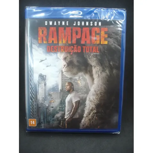 Blu-ray 3D Rampage Destruição Total 2 Discos Warner Bros Brad