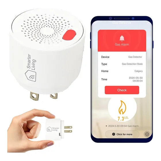 Alarma Sensores Detector De Fuga Gas Lp Natural Propano Wifi