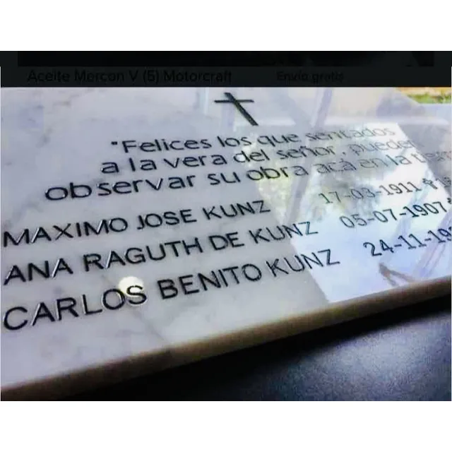 Lapidas Placas En Marmol Para Cementerios