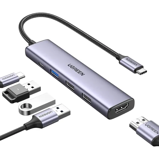 Adaptador Multipuerto Tipo Usb Tipo C A 4k Hdmi