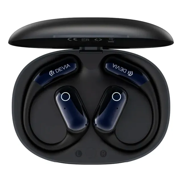 Auricular Inalambrico Bluetooth Devia Ows Ultra1 - Cover Color Negro