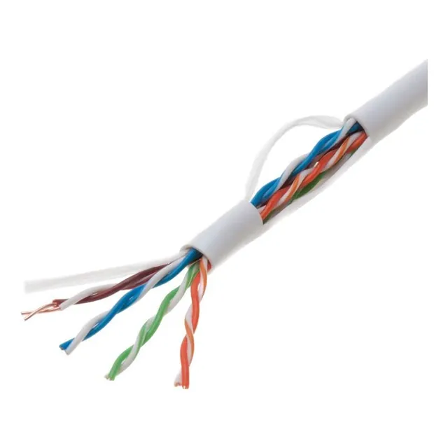Cable Cat5e Sólido De 1000 Pies 24awg Utp Cat5 En Caja De