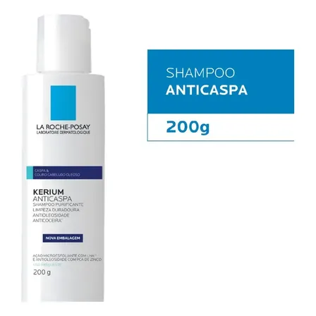Shampoo Kerium Anticaspa E Antioleosidade 200g La Roche-posay