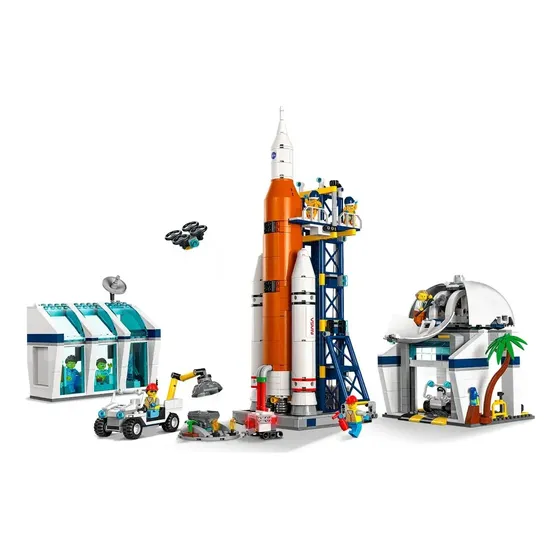 Lego City Lanzamiento Espacial Cohete 1010pcs +7 60351 Febo