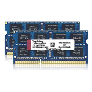 Kit Yongxinsheng De 16 Gb (2 X 8 Gb) Ddr3l Ddr3 1600 Mhz Pc3 Kit Yongxinsheng De 16 Gb (2 X 8 Gb) Ddr3l Ddr3 1600 Mhz Pc3