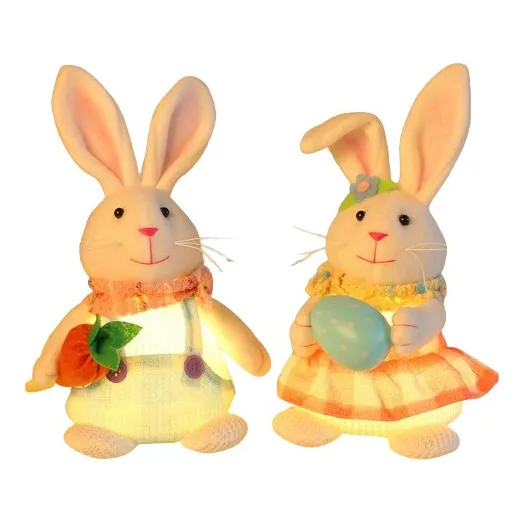 Solvify Conejo De Pascua Decoración De Escritorio 2pcs
