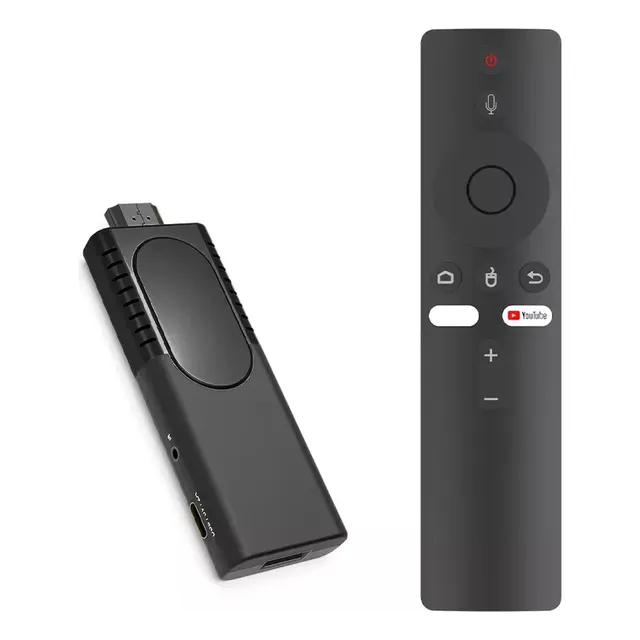 Tv Stick Carrello Android Tv Streaming 16gb 2gb 4k Ultra Hd - Control De Voz Google Assistant Wifi 2.4ghz & 5.0ghz Convertidor Smart Tv - Color Negro