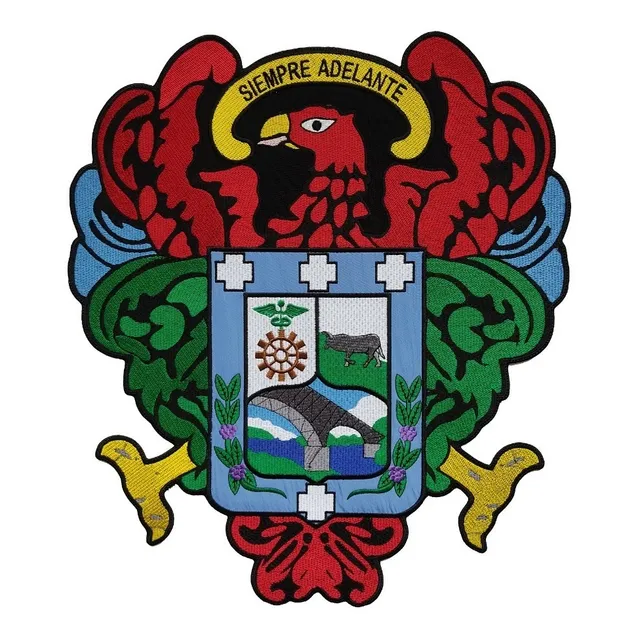 Parche Bordado Escudo Girardot Cundinamarca Para Bandera