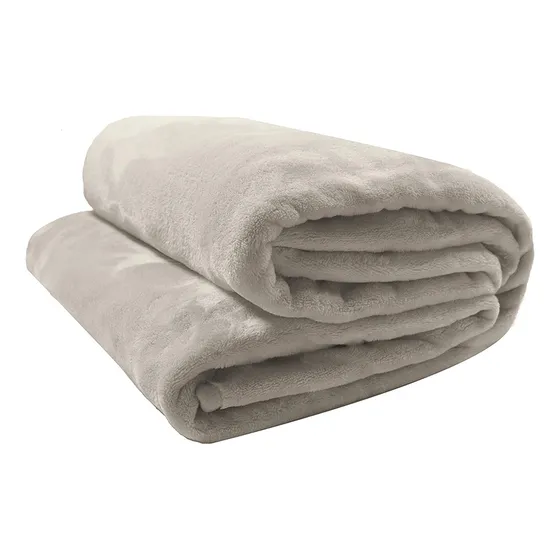 Cobertor King Microfibra Velour Neo Camesa Bege