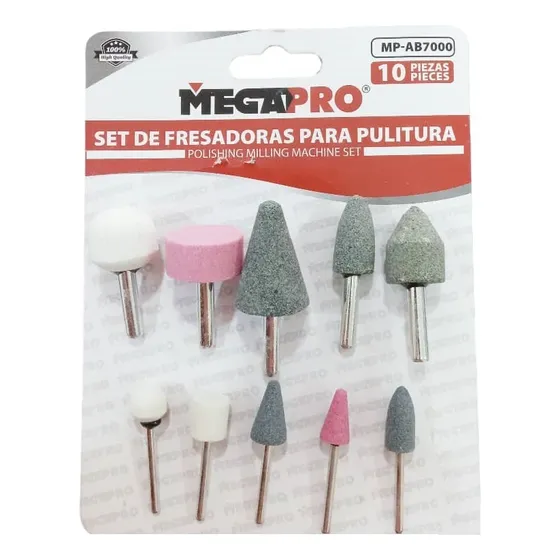 Fresas Para Desbaste Y Pulir  Taladro Dremel 10 Unidades