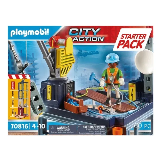 Playmobil 70816 Construcción Con Grúa