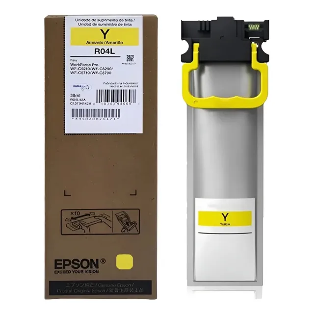 Tinta Epson R04l Amarillo C5210/c5290, C5710/c5790 Original Amarillo