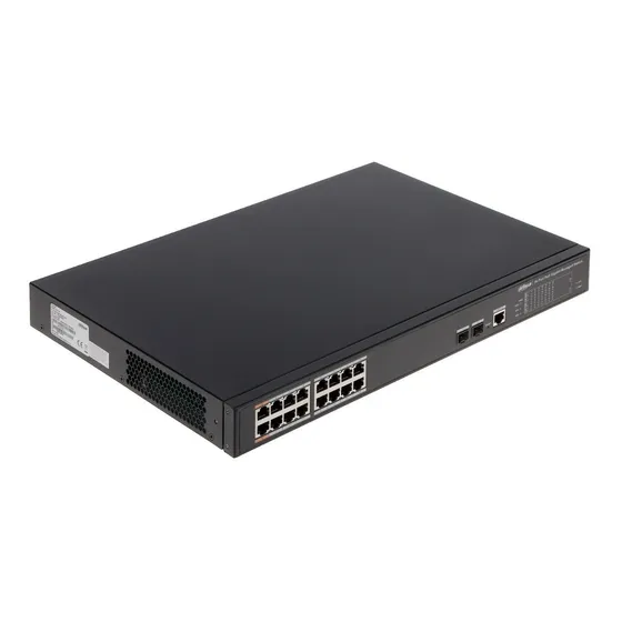 Switch 16 Puertos Dahua Gigabit Poe Rack Pfs4218-16gt-240