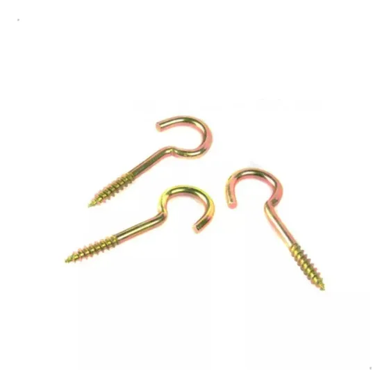 Cáncamo Abierto N10 - Tornillo Gancho Perno - 70mm - 144 Pcs