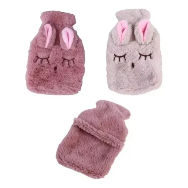 Bolsa De Agua De Peluche Térmica Con Funda Para Cólicos