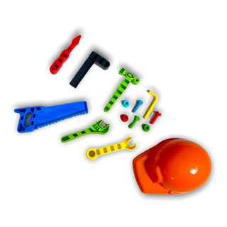 Set De Herramientas Casco Pinza Juego Niños 14pzas New Plast Set De Herramientas Casco Pinza Juego Niños 14pzas New Plast