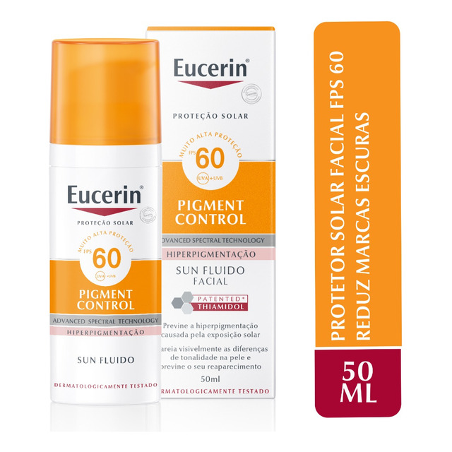 Eucerin Protetor Solar Facial Anti-manchas Sun Pigment Control Fps60 50ml Eucerin Protetor Solar Facial Anti-manchas Sun Pigment Control Fps60 50ml