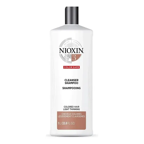 Nioxin 3 Shampoo Cleanser Sist 3 1000ml | Cuotas sin interés