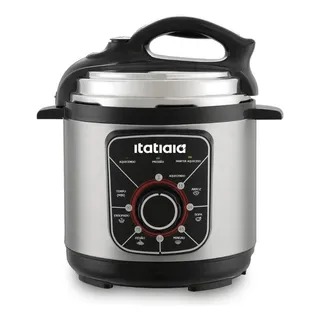 Panela Pressão Elétrica Essencial 5l Inox 900w Itatiaia 220v Panela Pressão Elétrica Essencial 5l Inox 900w Itatiaia 220v