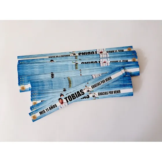 50 Pulseras Vip Personalizadas Para Eventos 
