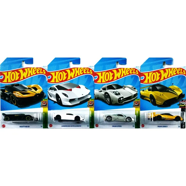 Hot Wheels Bugatti Bolide Lamborghini Pagani Utopia Zonda R