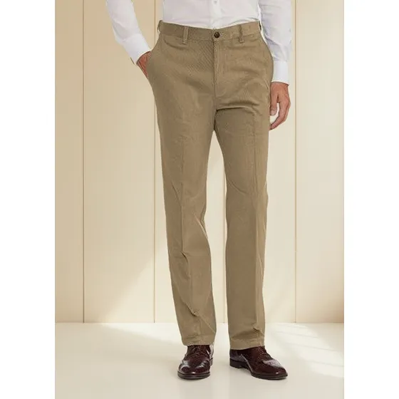 Haggar Pantalon Elastico De Pana Con Cintura Extensible Para