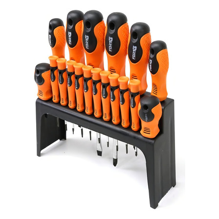 Jogo De Chave De Fenda/phillips Com 18 Peças Fortgpro Fg8191 Jogo De Chave De Fenda/phillips Com 18 Peças Fortgpro Fg8191