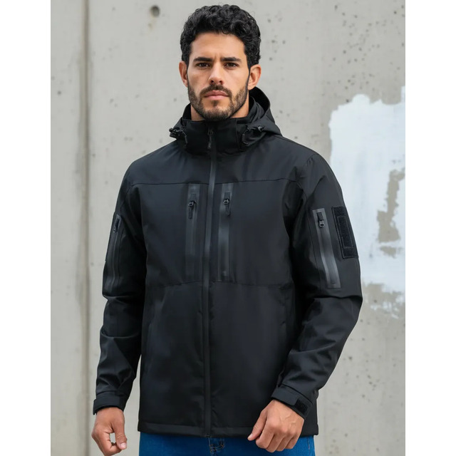 Jaqueta Impermeável Rain 3.0 Invictus Resistente Chuva Vento Preto Gg