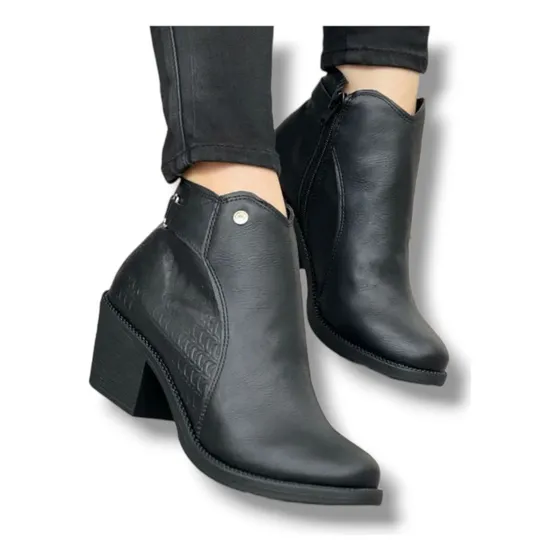 Botín Texano Bota Casual Y Elegante Para Mujer