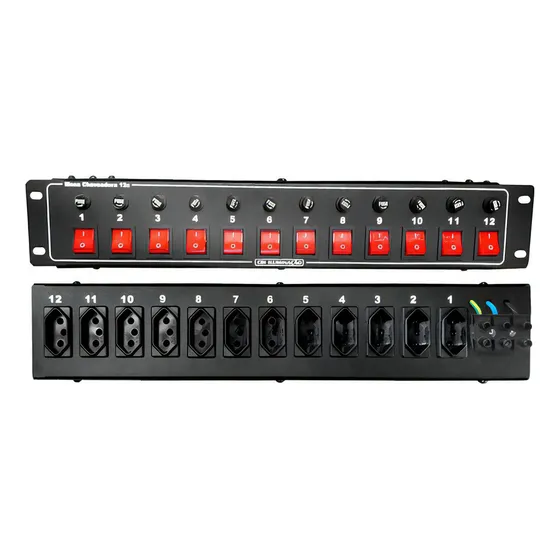 Mesa Chaveadora Cbi Iluminação 12 Canais 2kw C/ Led On Off