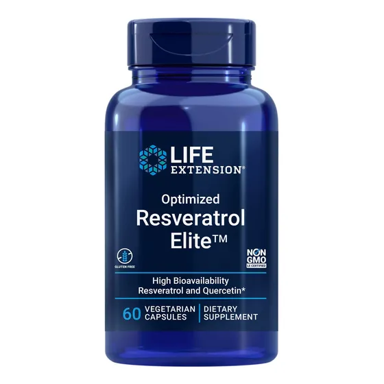 Suplemento Resveratrol Elite Optimizado Para Life Extension