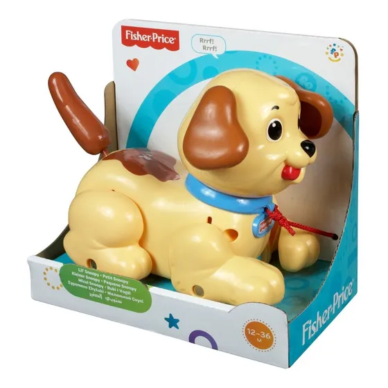 Perro De Arrastre Bebes Fisher Price Pequeño Perrito Snoopy