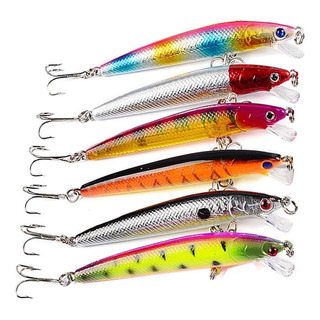 Cebo Para Pesca De Agua Salada, Mxfrn-006, 6pzas, 8x2cm, Col Cebo Para Pesca De Agua Salada, Mxfrn-006, 6pzas, 8x2cm, Col